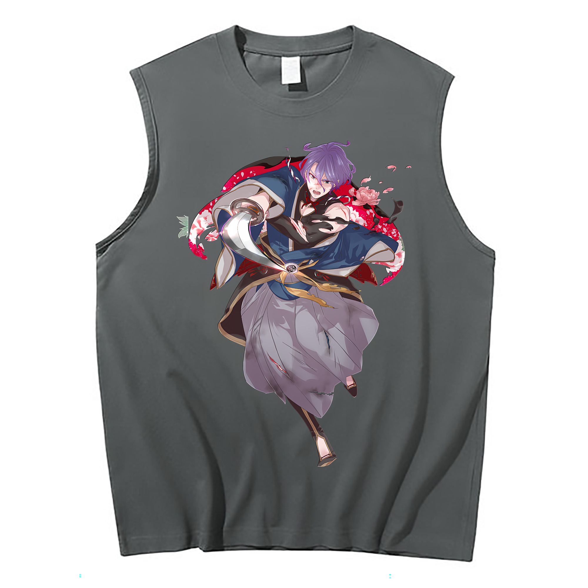 （画像用） 刀剣乱舞 Touken Ranbu コットン100％タンクトップ（フロントプリント）